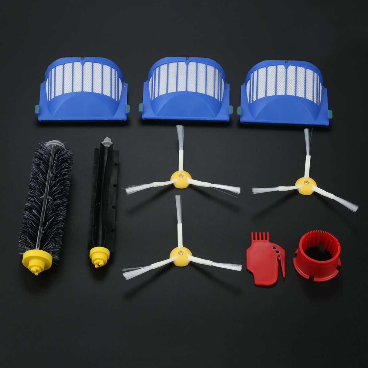 Vacuum Filter Brush Cleaning Kit Spare Part For iRobot Roomba 500/600/700 Series