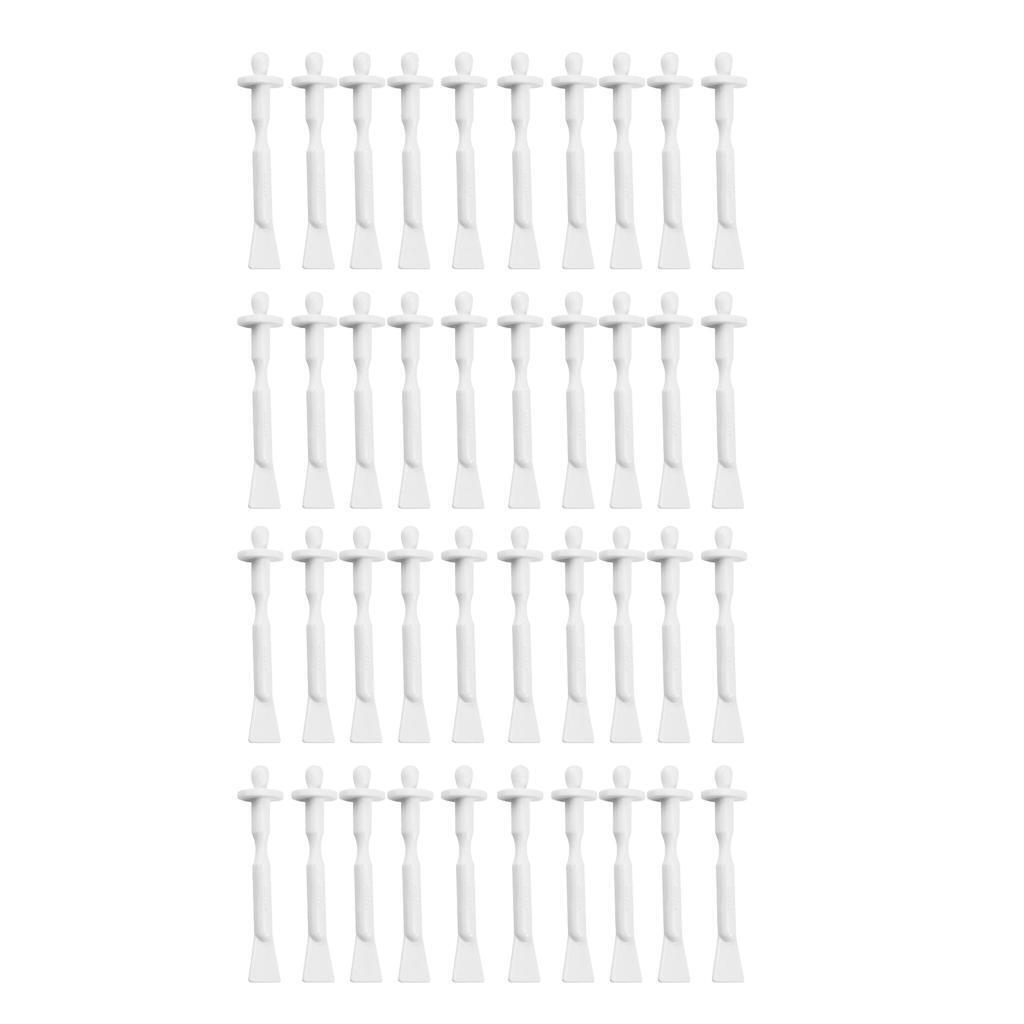 40 Pieces Two-in-One Multi-Use Waxing Applicator Sticks Hair Removal Spatula