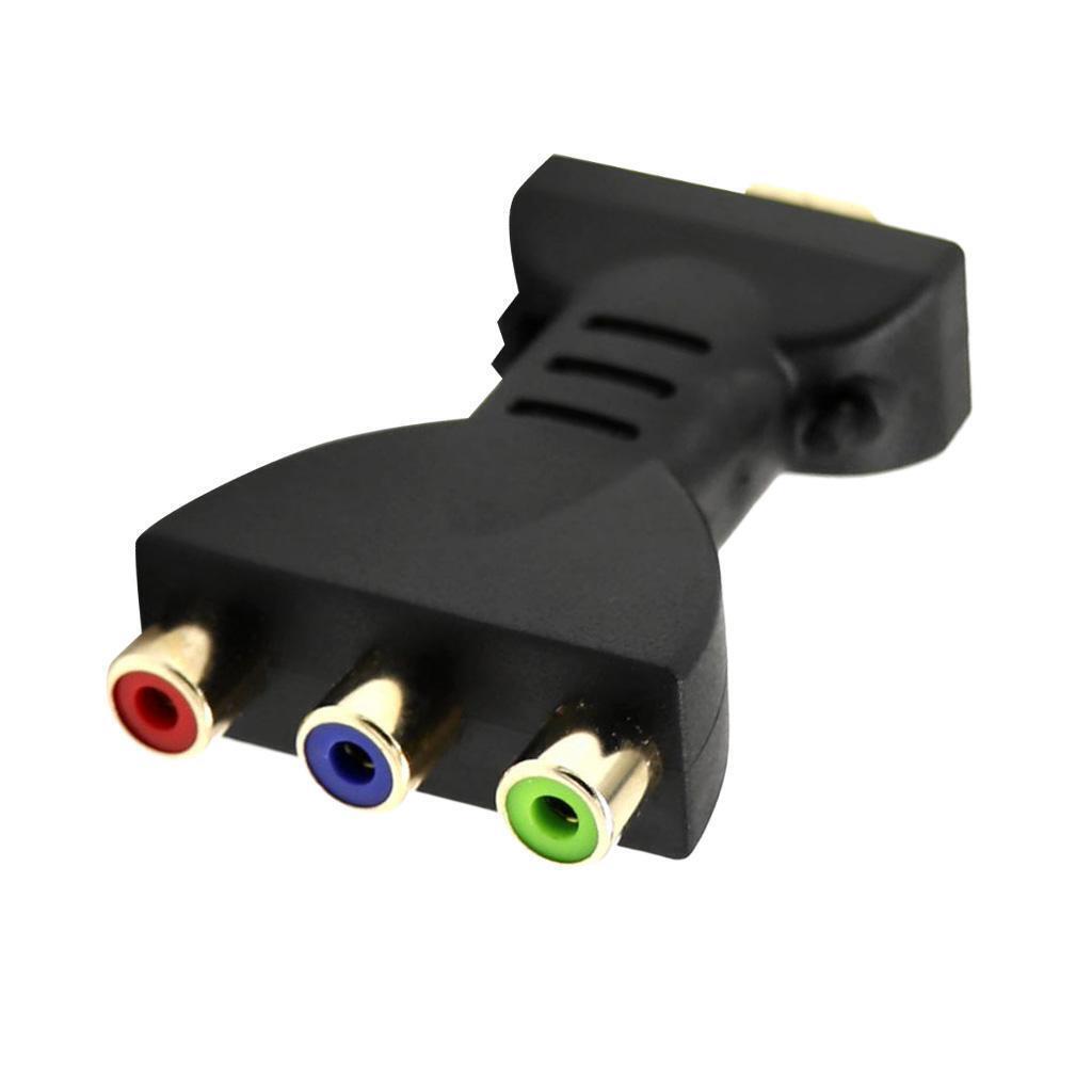 HDMI Male to 3 RCA Video Audio Adapter RGB Component Connector for HDTV