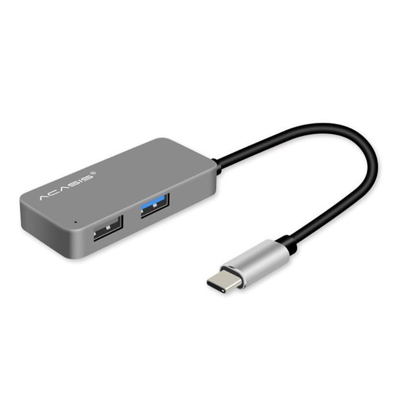 Intelligent Type-C Docking Station Hub 3 in 1 USB Type C Ports to USB3.0 2.0 PD