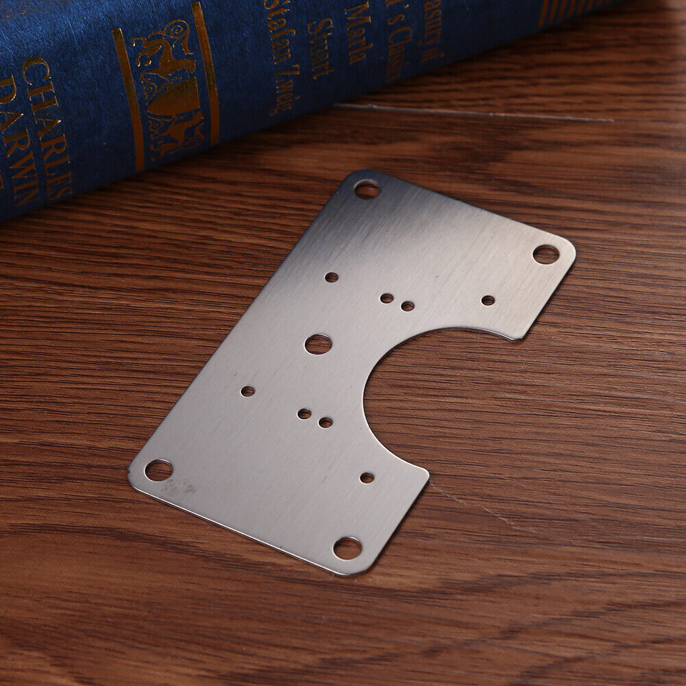 Stainless Steel Hinge Fixing Plate for Cabinet Door Repair Installer Kits