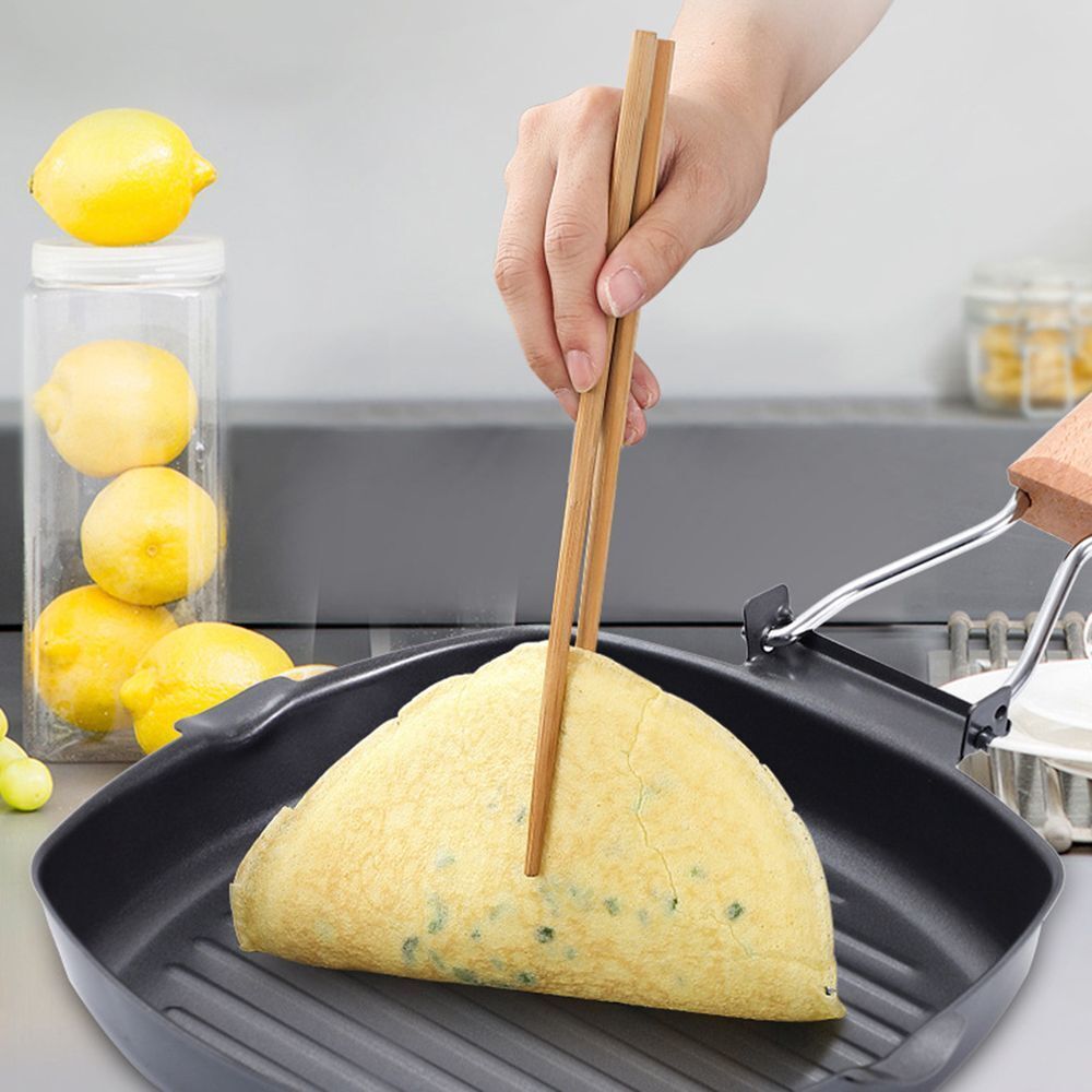 Tools Household Steak Skillet Pan Non Stick Frypan Foldable Handle Omelette Pot