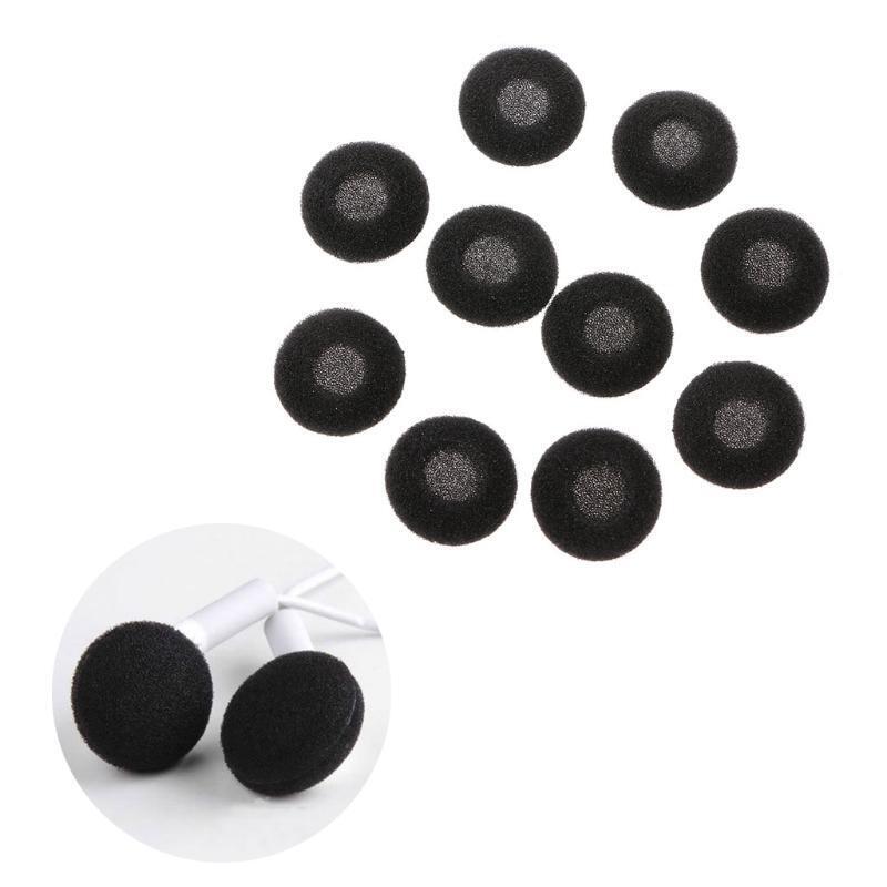 10Pcs 15mm Soft Sponge Earphone Earbud Pad Covers Replacement For MP3 MP4 Mobile