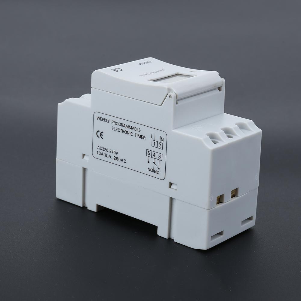 Electronic Weekly Programmable Digital Switch Relay Timer Controller(220V)
