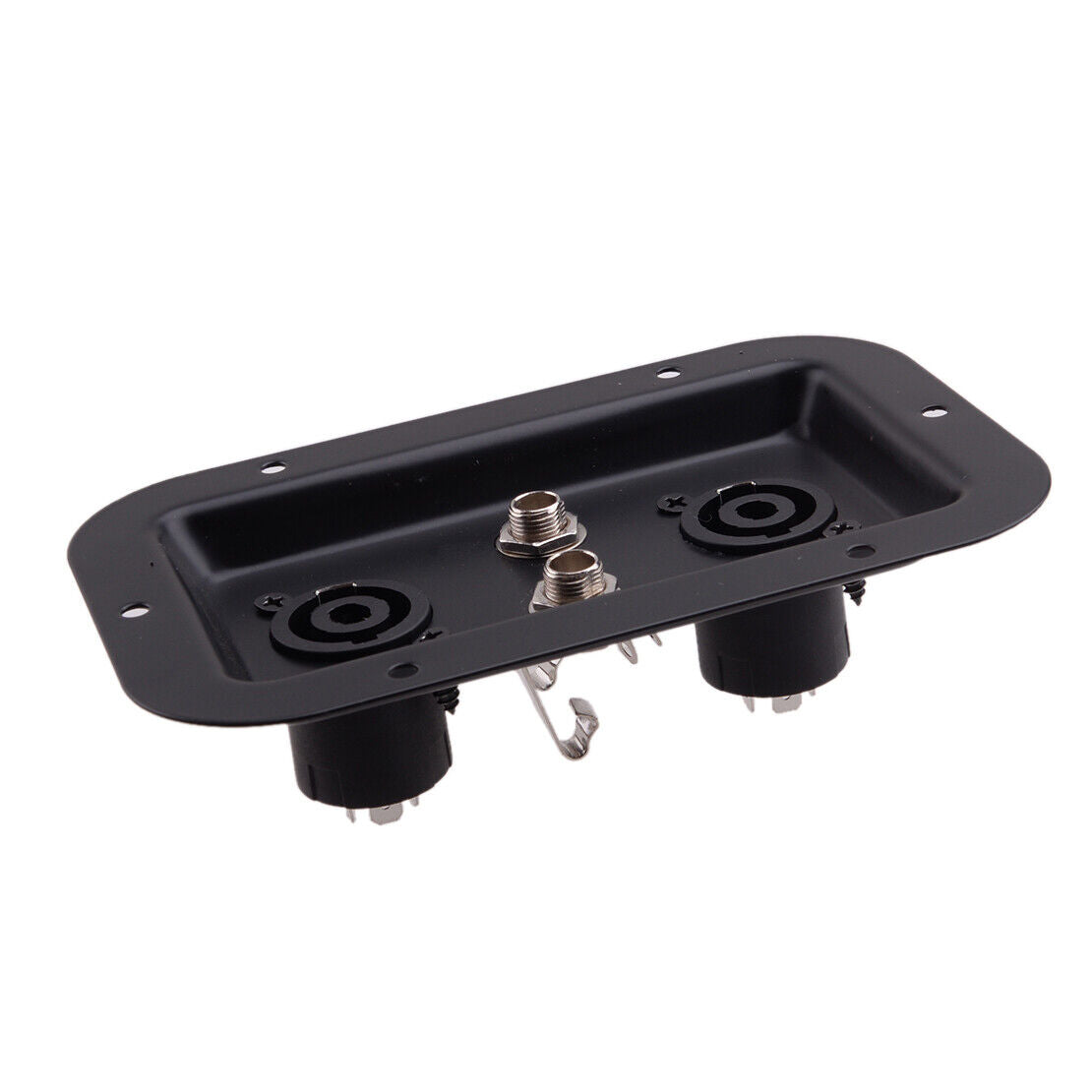 2x Speaker Jack Plates w/ Dual SpeakON NL4 1/4" Female Jacks for PA Speakers