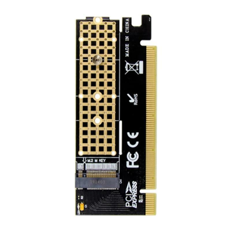 PCI-E X16 to M.2 NVME Hard Disk Expansion Card M Key Transfer for 2230-2280 SSD