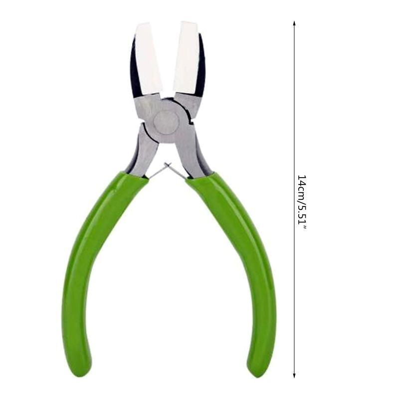 Practical Carbon Steel Pliers w/ Cover 5.5'' Nylon Pliers for DIY Jewelry Making