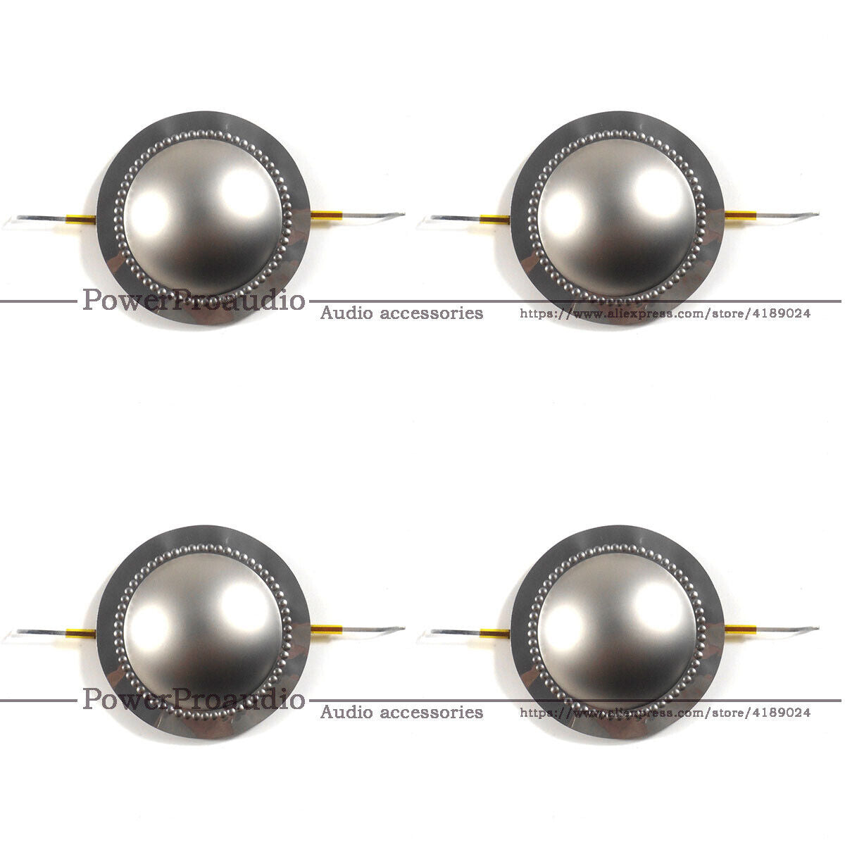 4pcs 51.5mm speaker High quality tweeters diaphragm drive voice coil 8 ohm