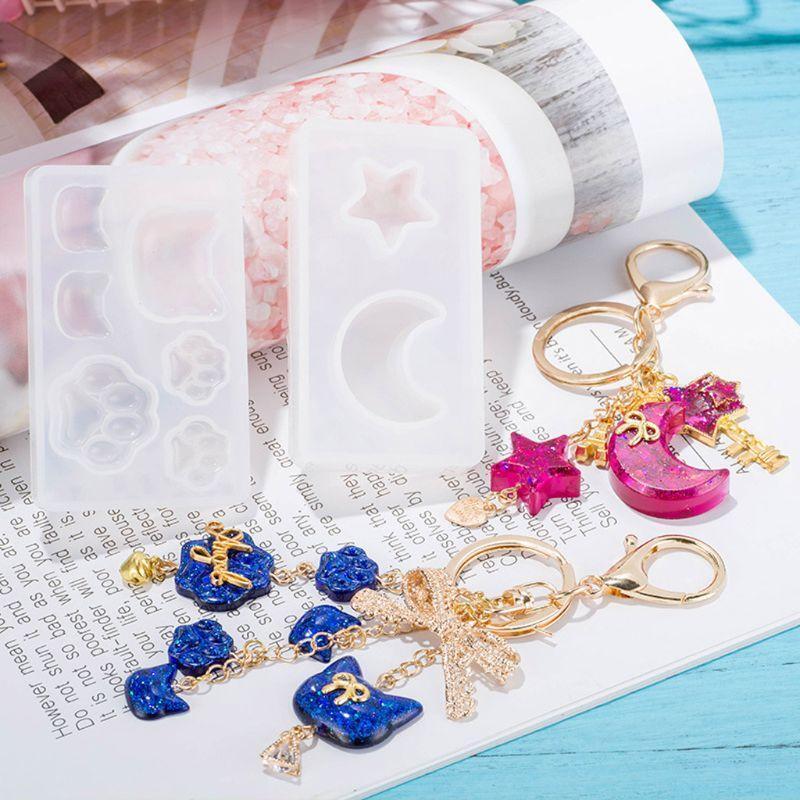 Moon Star Cat Claw Love Silicone Mold Diy Jewelry Decoration Molds Home Decor
