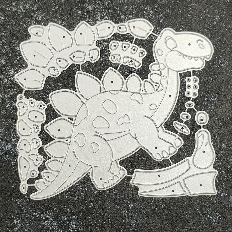 Clear Stamps Embossing Carbon Steel Mould Stegosaurus Printing Cutting Die Mold