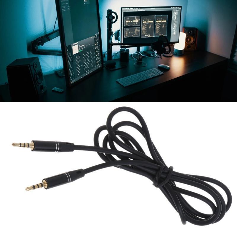 Extension Cable 2.5mm Aux Auxiliary Cord Male to Male Audio Cable TRRS for Car