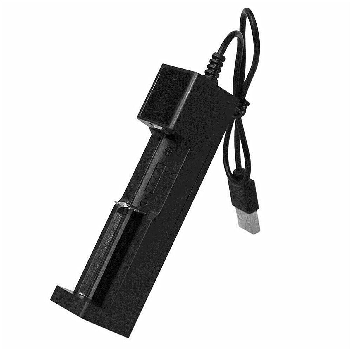 18650 3.7V Rechargeable Intelligent USB Battery Charger With LED Indicator