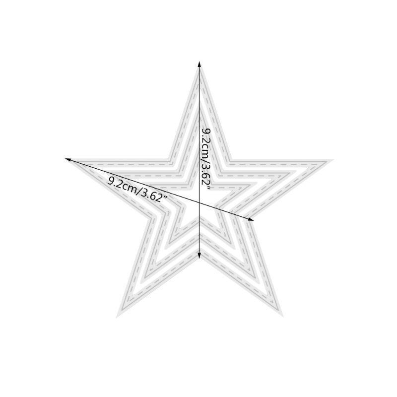 Basic Stars Cutting Dies Carbon Steel Metal Cutting Dies Scrapbooking Decorative