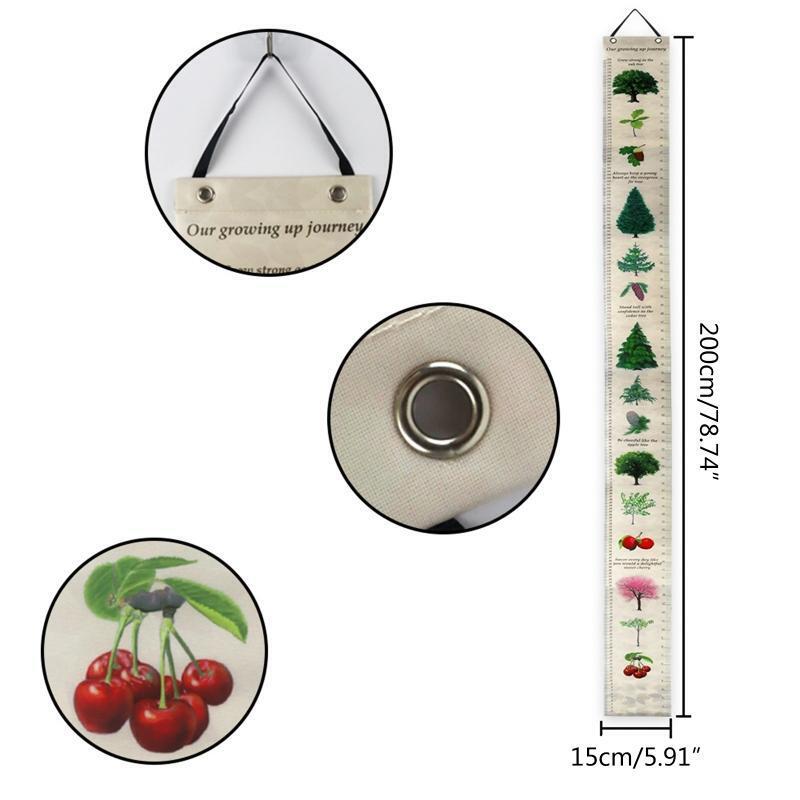 Kid Height Measuring Ruler Growth Height Chart Ruler for Kids Room Decoration