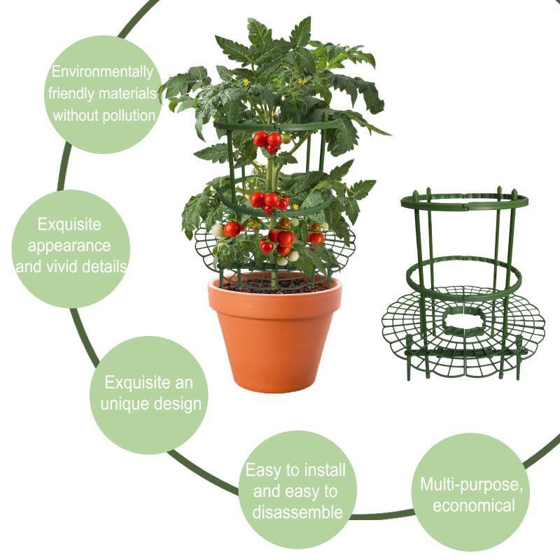 DIY Planting Rack Kit Flower Vine Climbing Pot Stand Support Frame Plastic