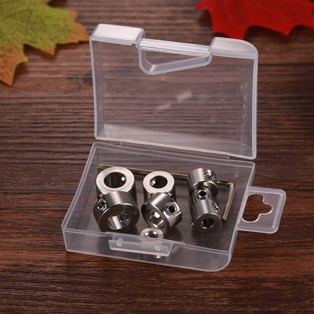 8pcs 3-10mm Drill Locator Hex Wrench Kit Drill Bit Depth Stop Collars Ring