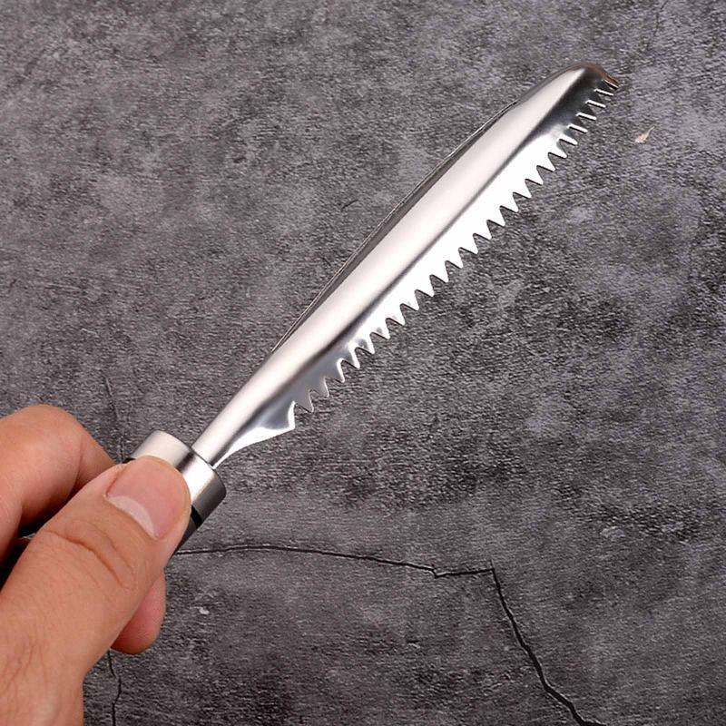 Stainless Steel Fish Skin Brush Scraping Fishing Scale Graters Fast Remove