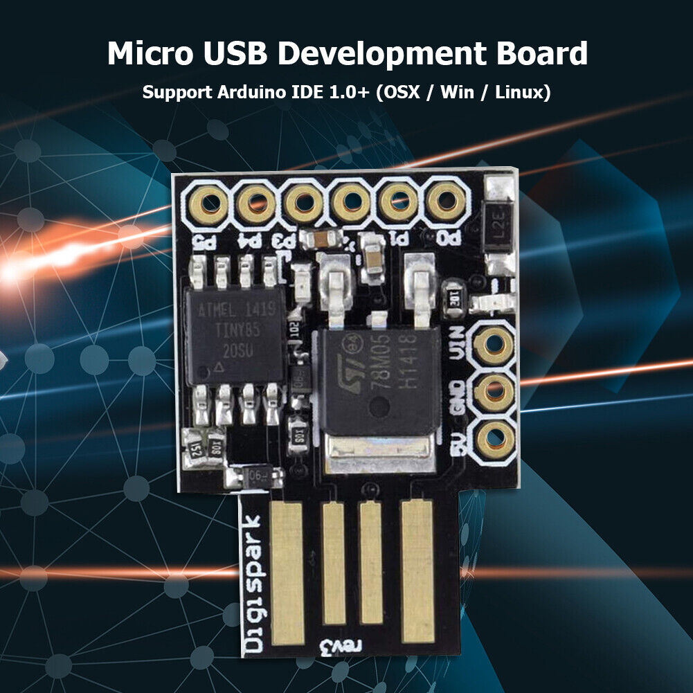 Digispark Kickstarter ATTINY85 Module DC 5V Micro USB Development Board