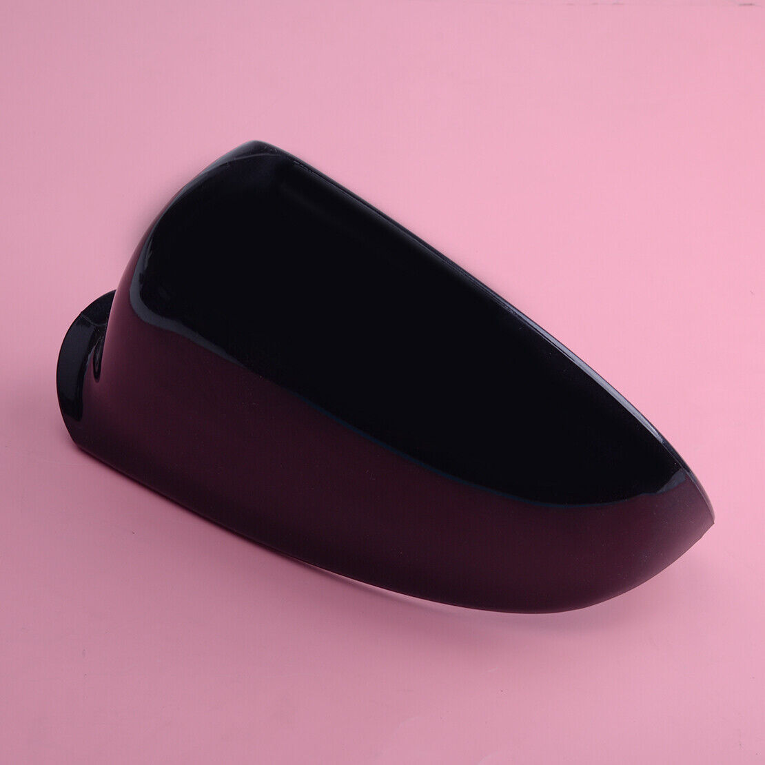Black ABS Left Rearview Door Mirror Cover Cap Fit For VW Golf Rabbit Jetta MK5
