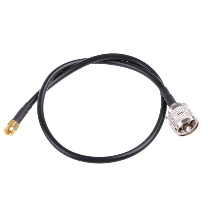 SMA Male to UHF PL259 Male Connector Coaxial Cable Adapter Cable for Radio
