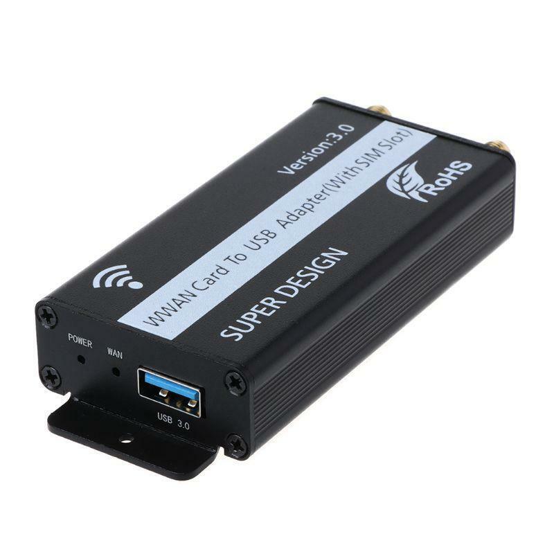 NGFF M.2 to USB 3.0 Adapter with SIM Card Slot for WWAN/LTE/4G Module (Including