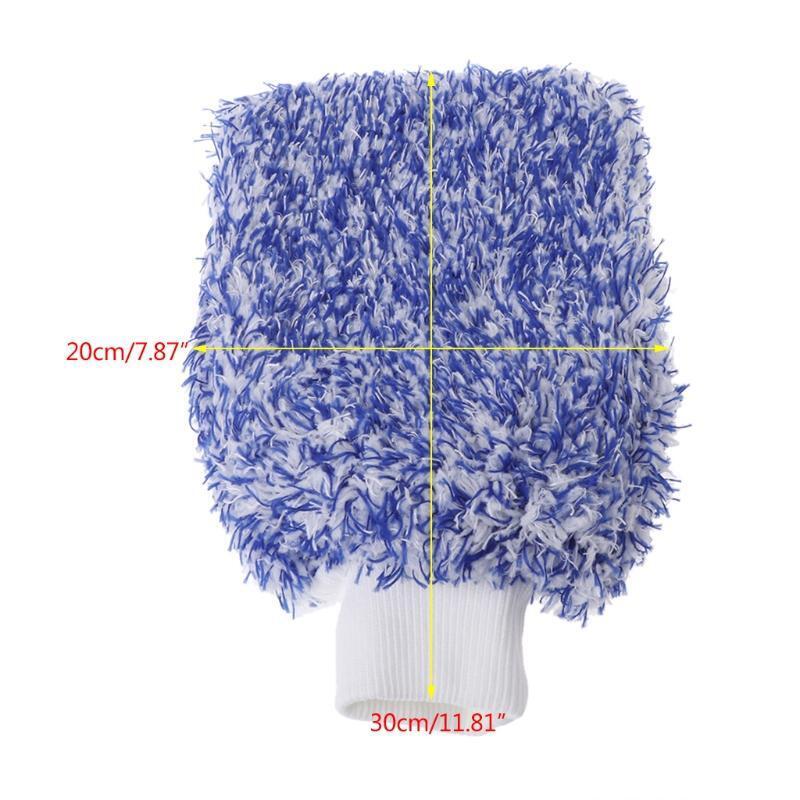 Car Care Glove Plush Soft Microfibre Wash Mitt Microfiber Car Cleaning Detailing