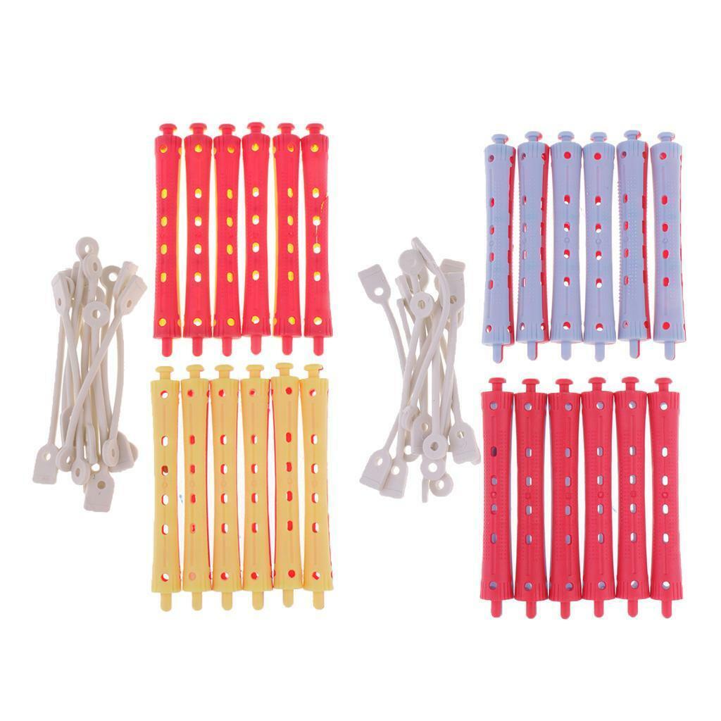 24x Professional Waves Hairdressing Perming Rods  Size DIY Rods