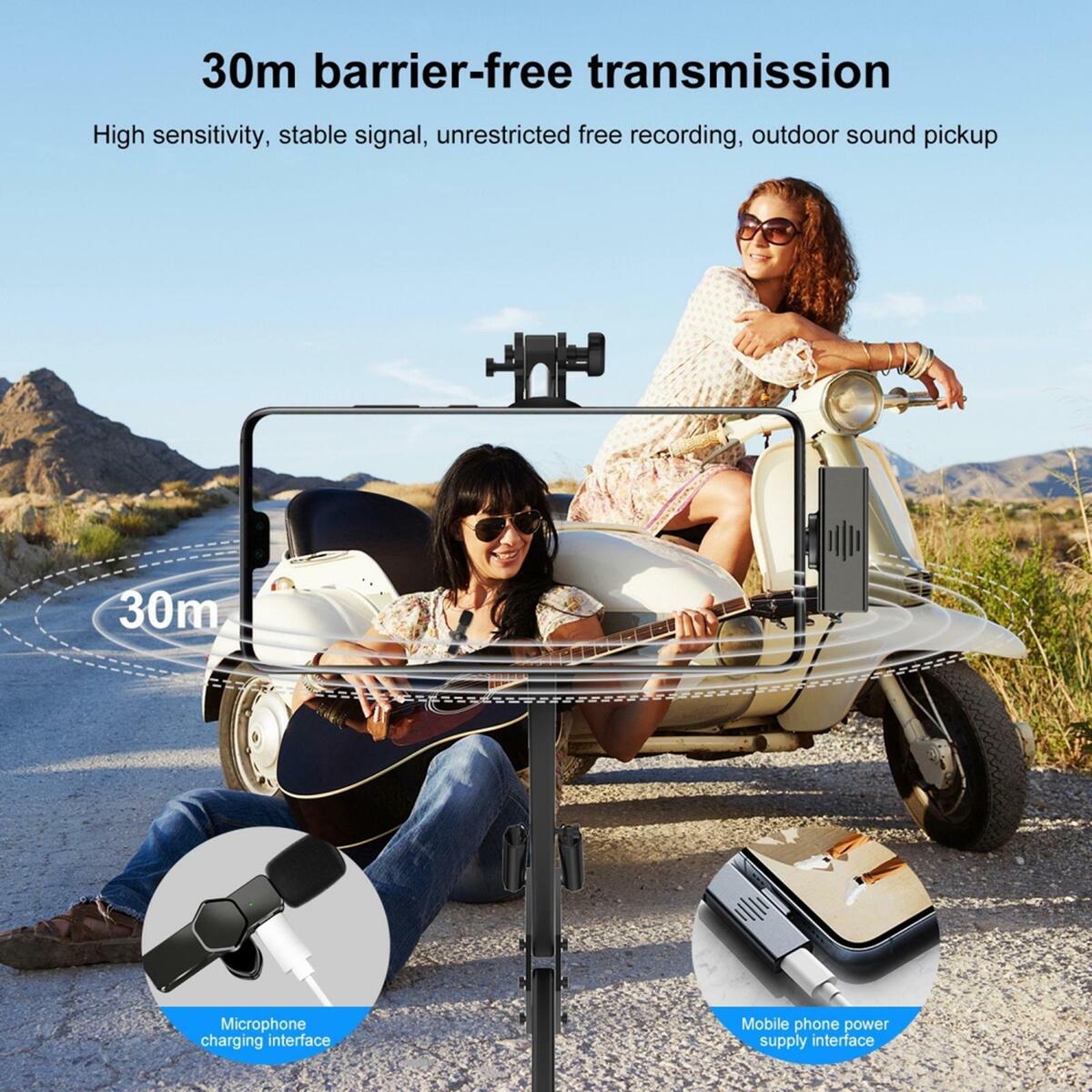 Upgraded  Lavaliered styleed style Microphone  External for Outdoor Meeting