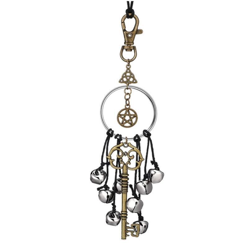 Pentagram Witch Mixed Magic Pentacle Star Charms Pendant Pentacle Key Pendant