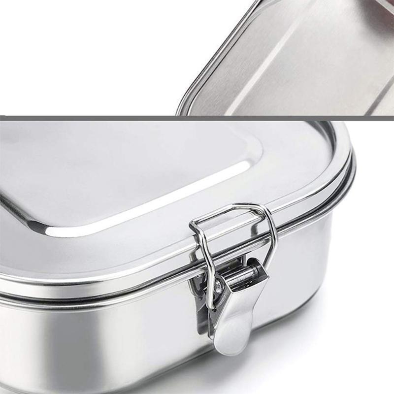 Stainless Steel Bento Box Lunch Container,3-Compartment Bento Lunch Box for Sand