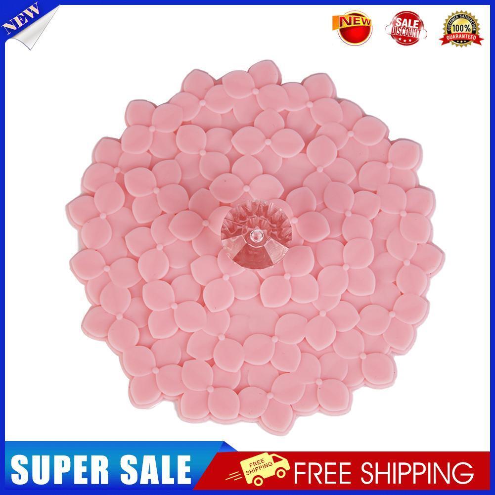 Cherry Silicone Leakproof Heat Resistant Cover Seal Cup Lid (Nude Pink)