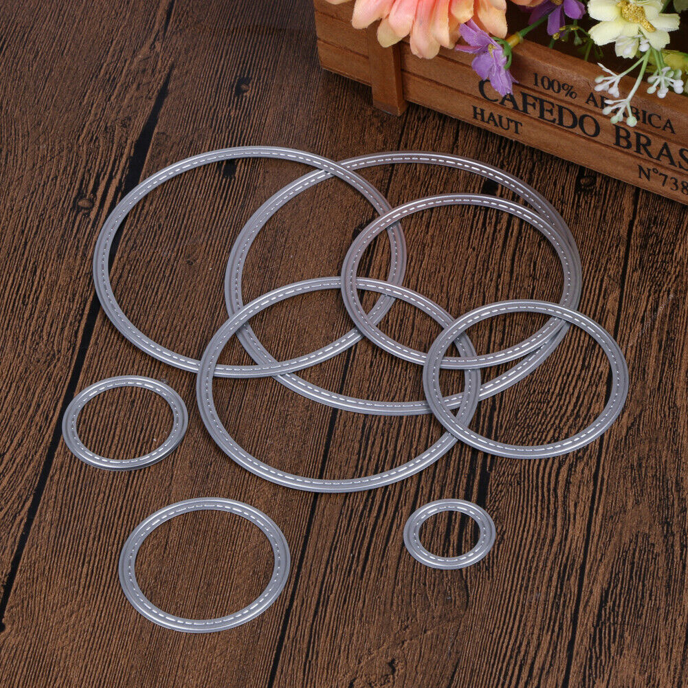Circle Metal Cutting Dies Stencils Embossing Card Scrapbooking Album