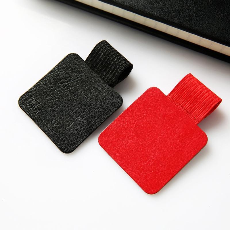 Adhesive Durable Pen Loop with Elastic Leather Pencil Holder for Women Men 5 Kit