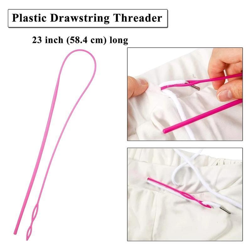 Professional Drawstring Threader DIY Crafts Kit for Fabric Belt Strip Knitting