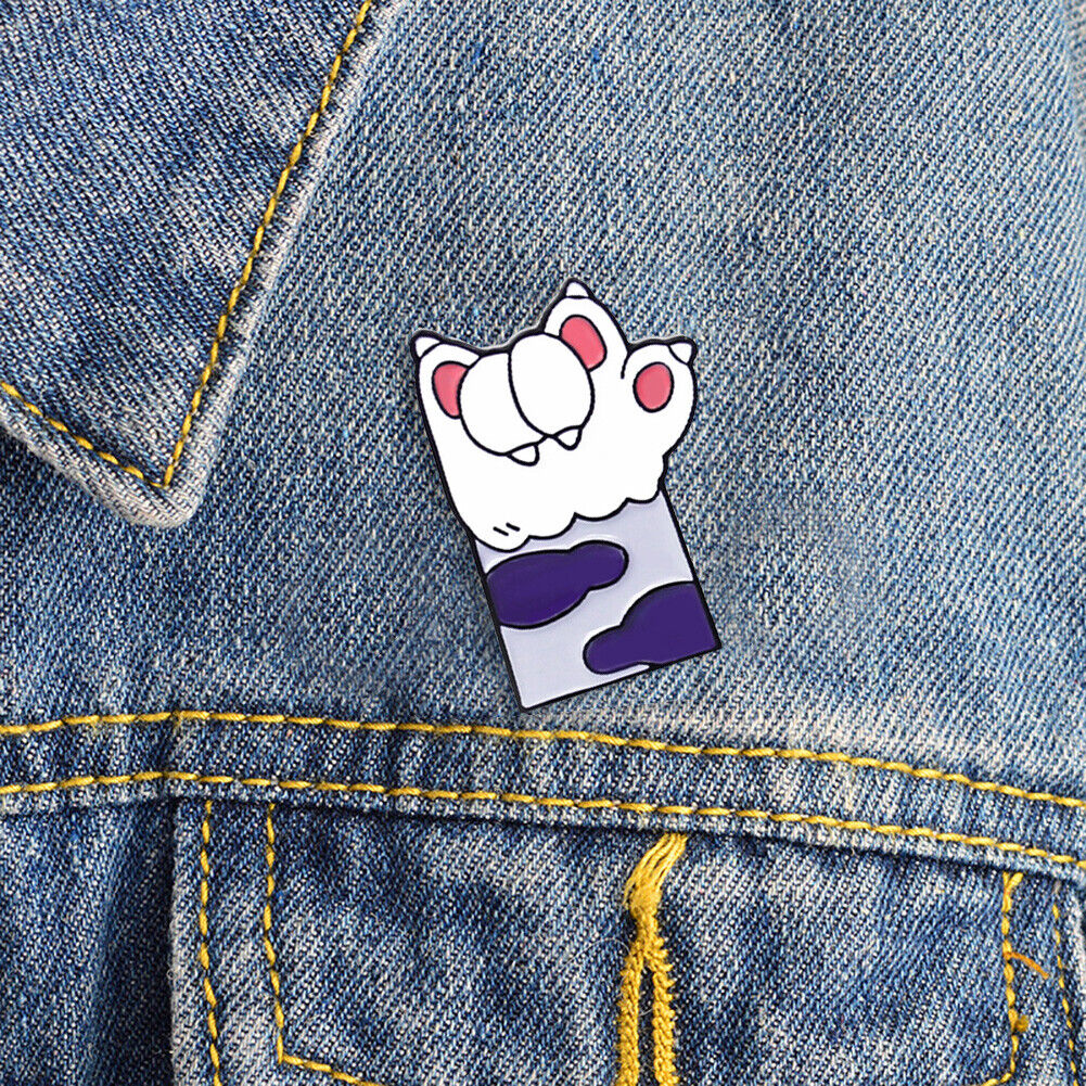 Cartoon Cat Paw Enamel Pin Lapel Brooch Collar Badges Jewelry (Style 3)