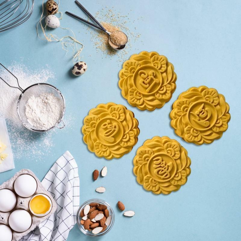 180g Mooncake Stamps DIY Baking Accessories Gadgets for Mid-Autumn Festival
