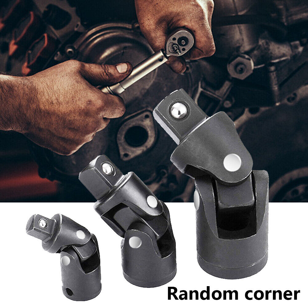 3pcs/Set Universal Joint Wrench Sockets Adapter Manual Car Repair Tools
