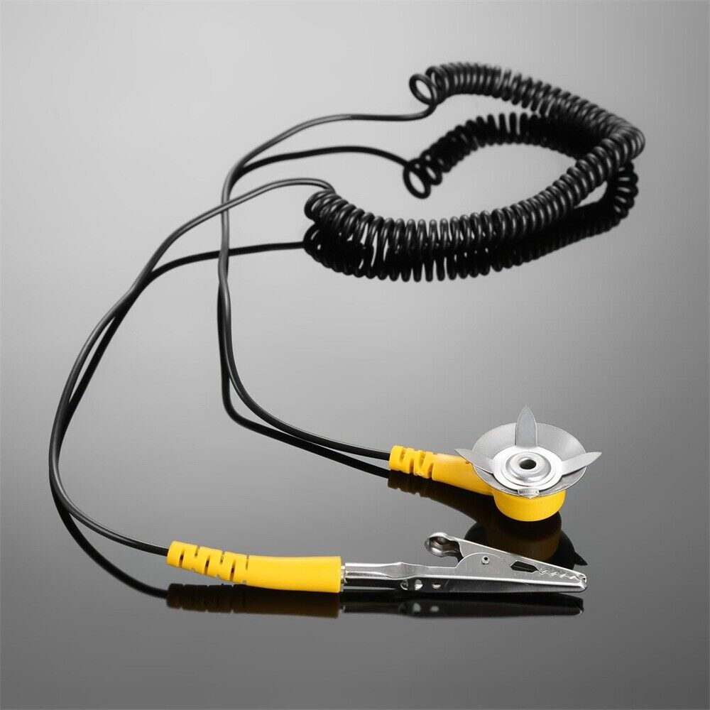 Professional Antistatic ESD Cord Clip Anti Static Mats Ground Wire Cord Safe