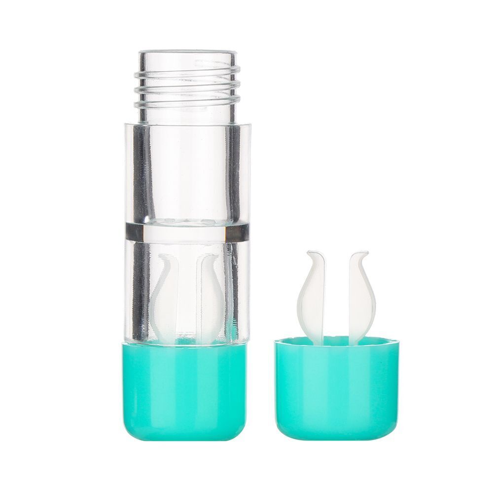 Color Plastic Bottle Tube Soaking Box Travel Glasses Holder Contact Lens Case
