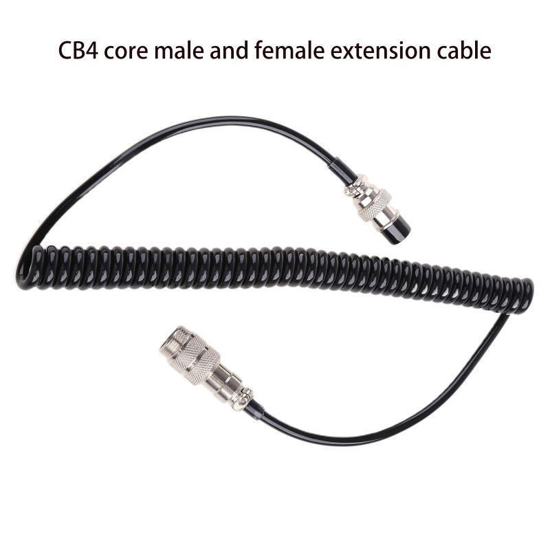 EX4 CB Ham 4 Pin Radio Microphone Extension Cord Cable 60cm/23.62 inches