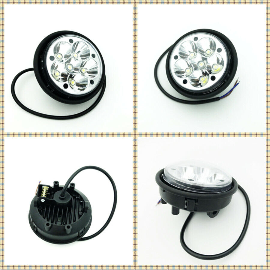 18W Pair Led Fog Light New Style Very Bright For Freightliner Columbia (05-10)
