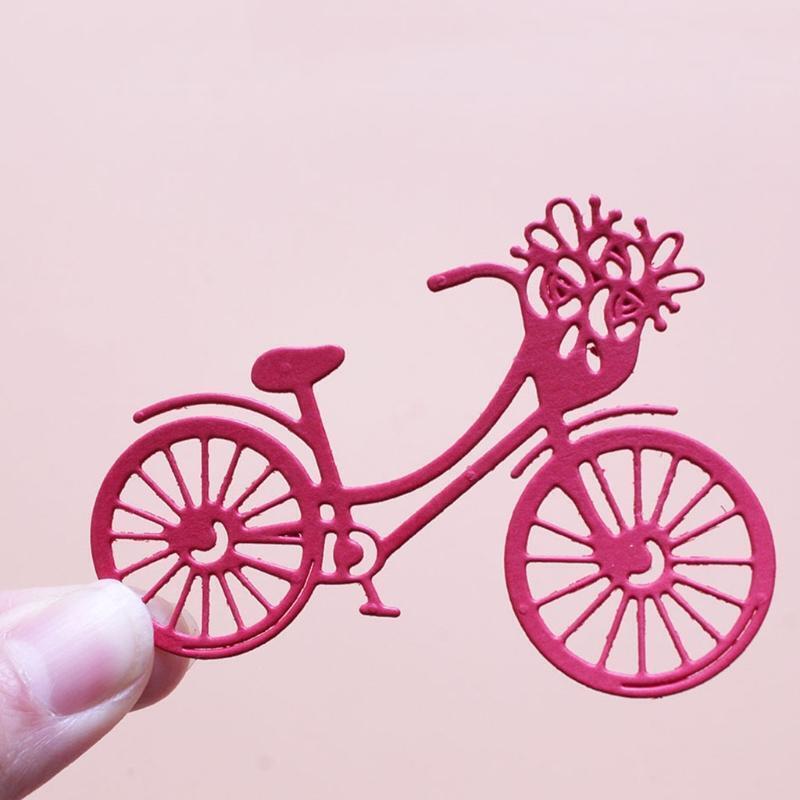 Bike Bicycle Metal Cutting Dies Stencil Scrapbooking DIY Album Stamp Paper Card