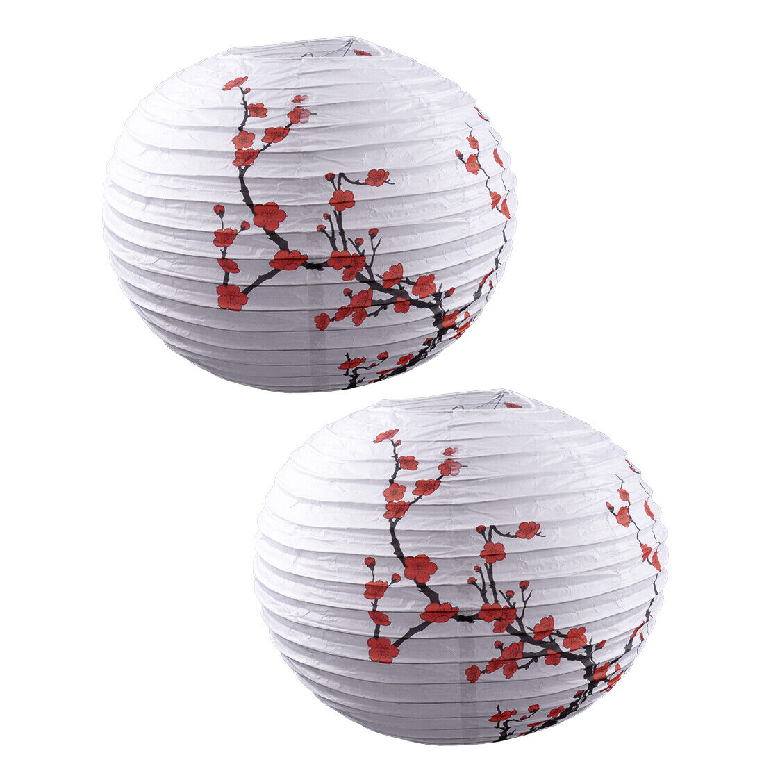 2x Floral Paper Lampshade Ceiling Light Pendant Lamp Shade Ball Lantern Acc