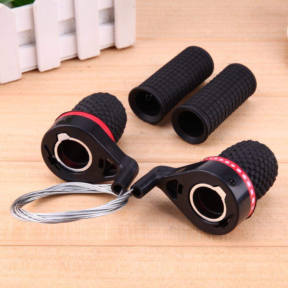 1 Pair Cycling Bike Twist Grip Gear Shifters Speed Conjoined DIP Derailleur