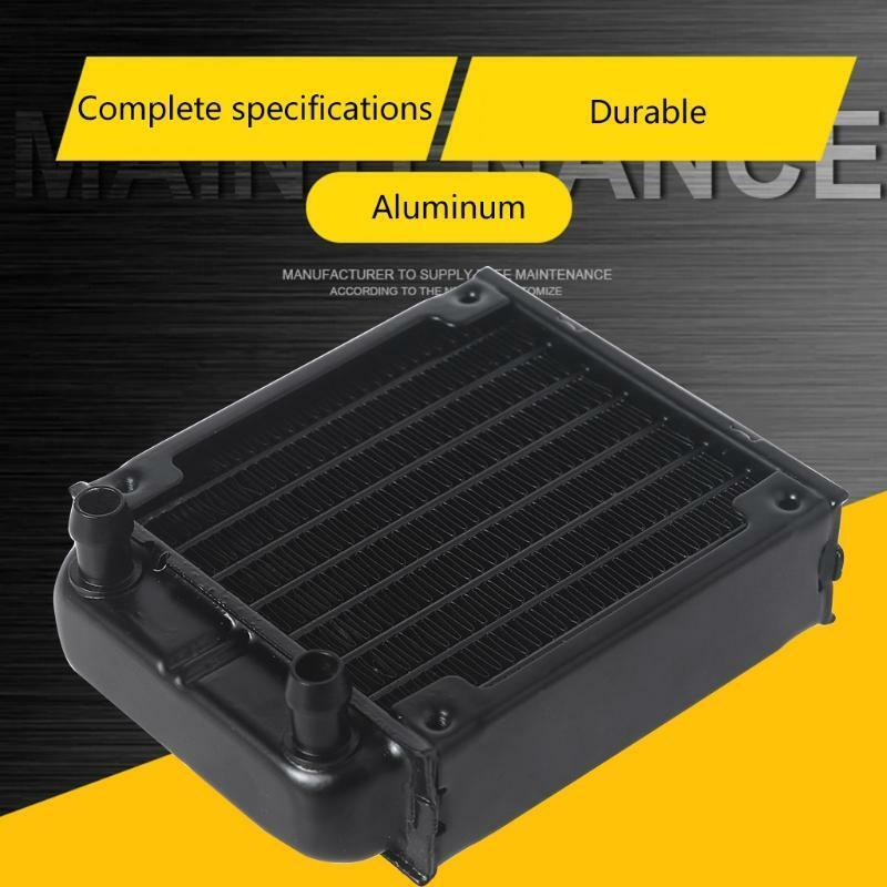 Multi-Port G1/4 Thread Aluminum Radiator 80mm For Computer Water Cooling System