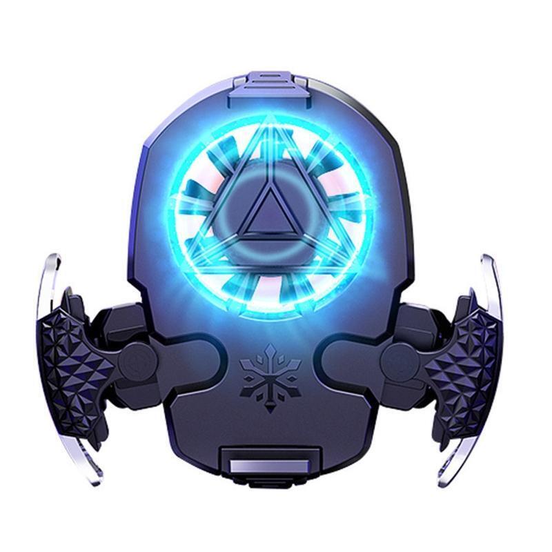 Two-in-one Mobile Phone Cooler Humanized Design Fit for 6.5-9.5mm Phone