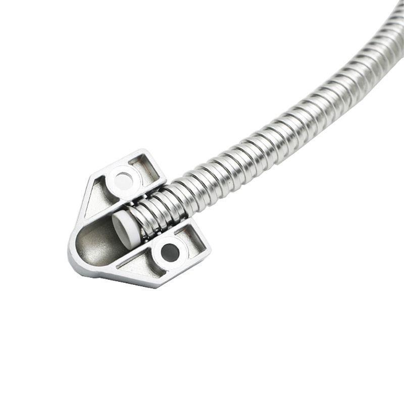 Flexible Stainless Steel Armored Door Loop with Alloy Ends Wire Length 16''
