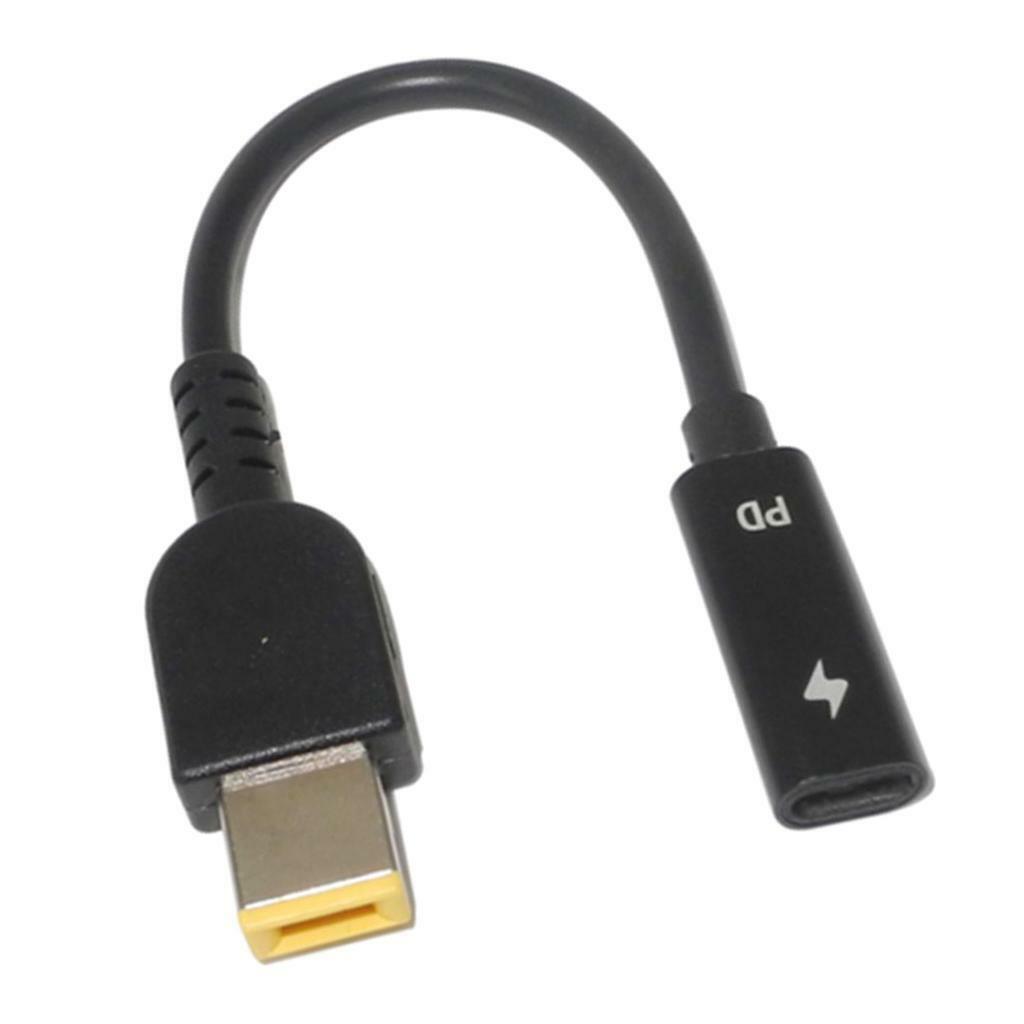 Laptop  Adapter Cable USB  To Square Plug Charger For