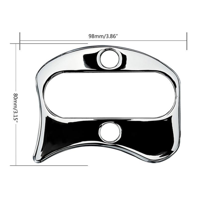 Handed Stainless Steel Scraping Board Body Scrapper Plate for Release Pain