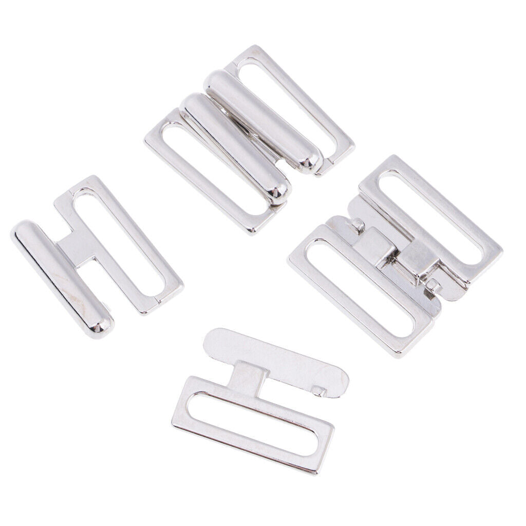 10  BIKINI  Hook &    Strap Bra Fastener Swimwear 14mm